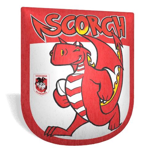 St George Illawarra Dragons Mascot Cushion