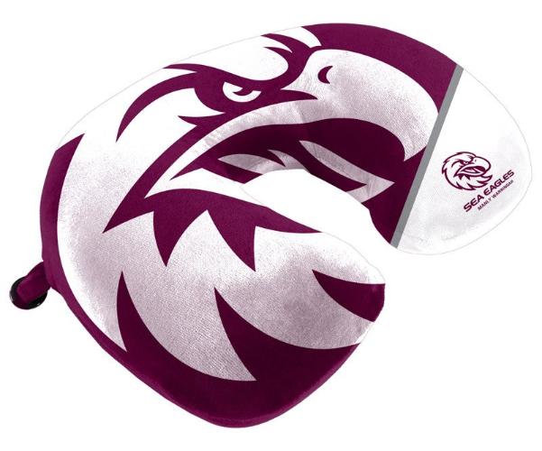 Manly Sea Eagles Travel Pillow