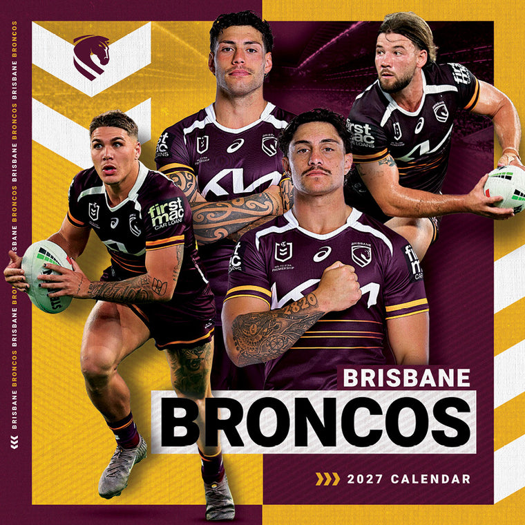 2027 Brisbane Broncos Calendar