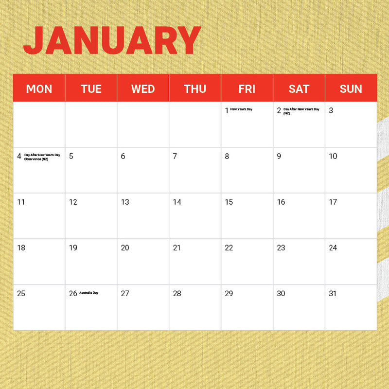 2027 Dolphins Calendar