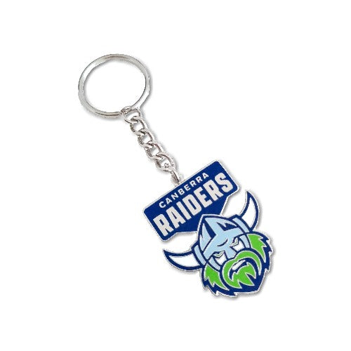 Canberra Raiders Keyring - Metal Logo