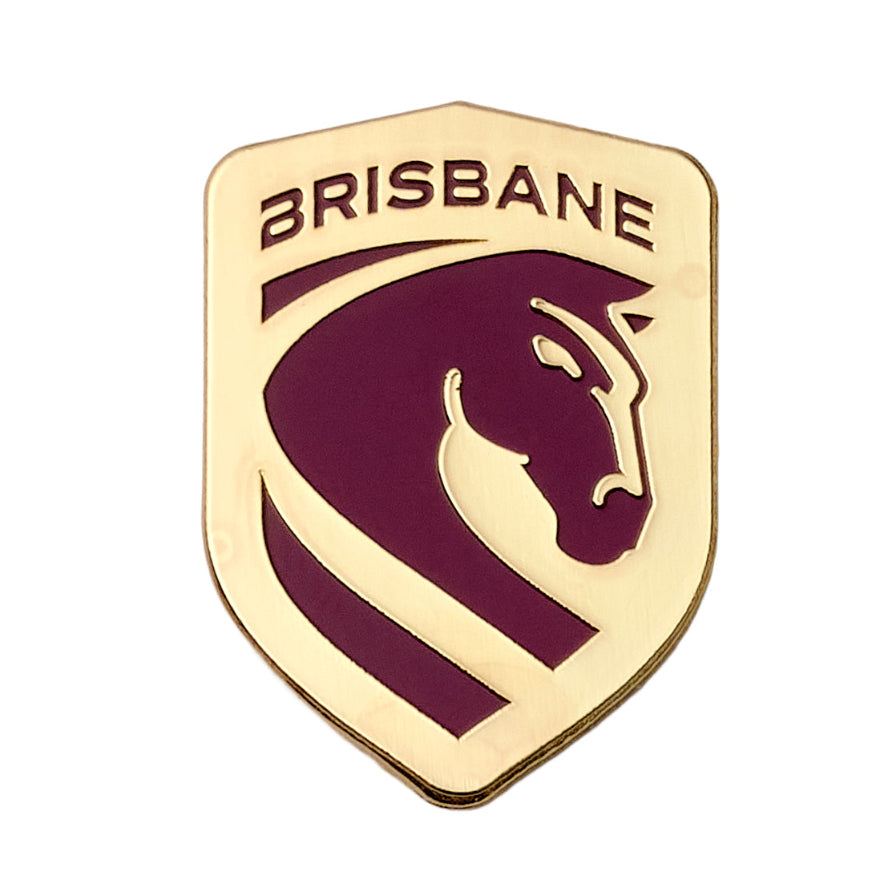 Brisbane Broncos Pin - Metal Logo