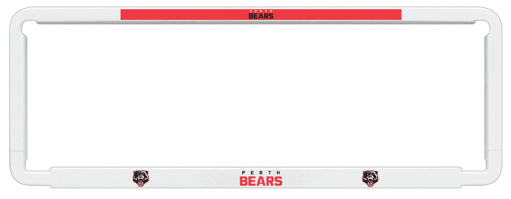 Perth Bears Number Plate Surround