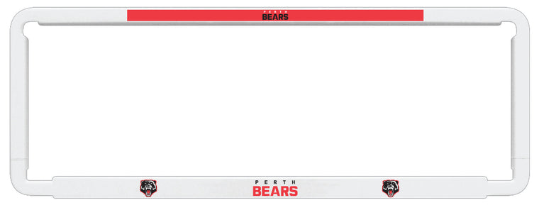 Perth Bears Number Plate Surround