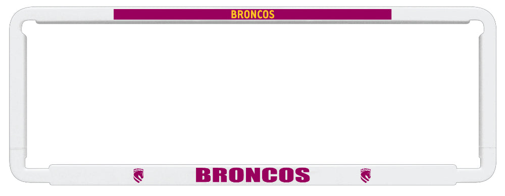 Brisbane Broncos Number Plate Surround