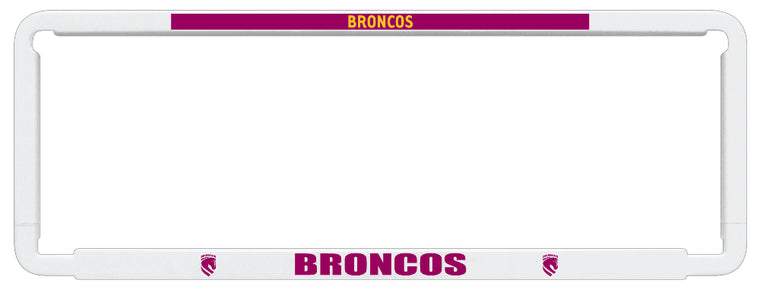 Brisbane Broncos Number Plate Surround
