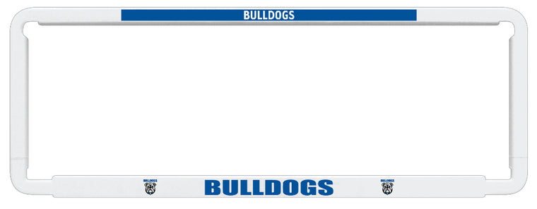 Canterbury Bulldogs Number Plate Surround