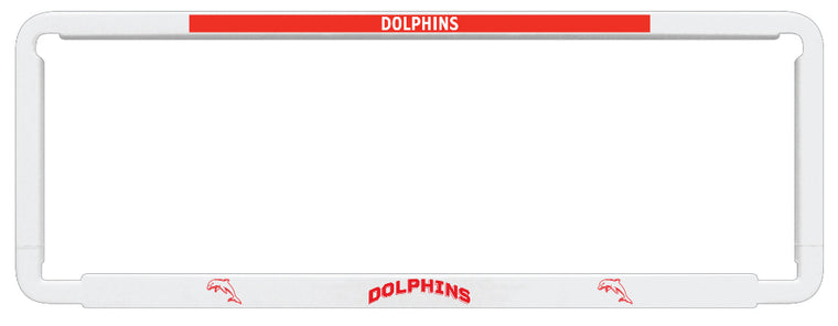 Dolphins Number Plate Surround