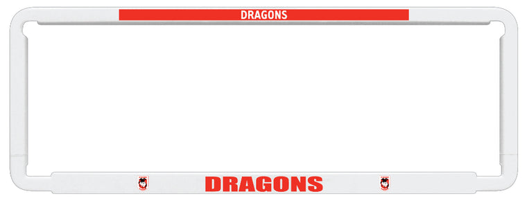St George Illawarra Dragons Number Plate Surround
