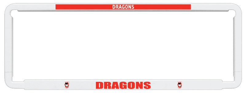 St George Illawarra Dragons Number Plate Surround