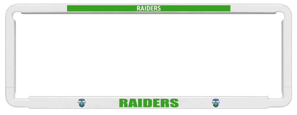 Canberra Raiders Number Plate Surround