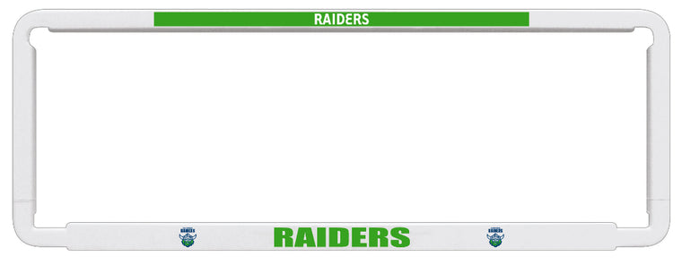 Canberra Raiders Number Plate Surround