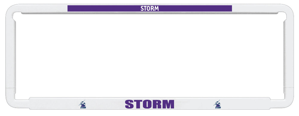 Melbourne Storm Number Plate Surround