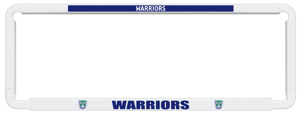 New Zealand Warriors Number Plate Surround