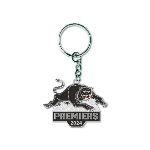 *PRE ORDER 18/11* Penrith Panthers 2024 Premiers Keyring - Metal Logo