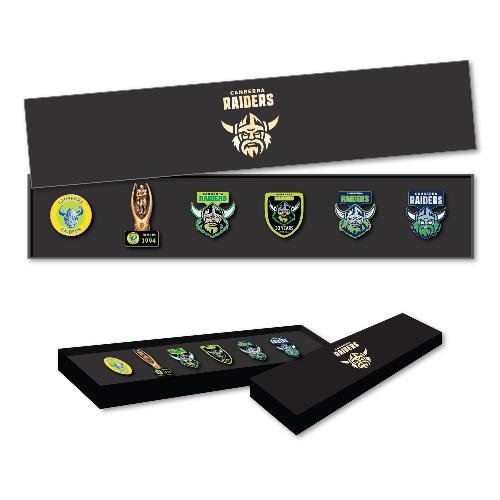 Canberra Raiders Evolution Pin Set