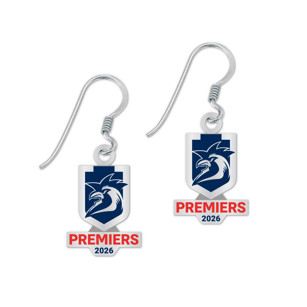 *PRE ORDER 20/11* Sydney Roosters 2026 Premiers Logo Earrings