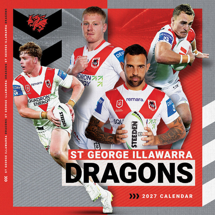 2027 St George Illawarra Dragons Calendar