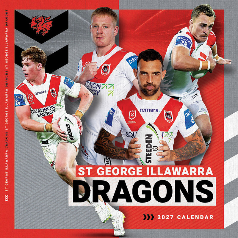 2027 St George Illawarra Dragons Calendar