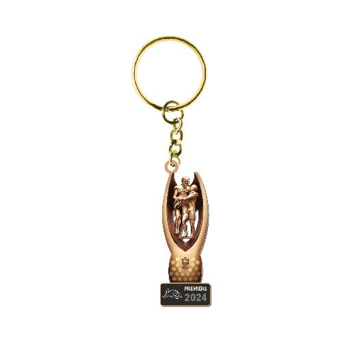 *PRE ORDER 21/10* Penrith Panthers 2024 Premiers Keyring - Trophy