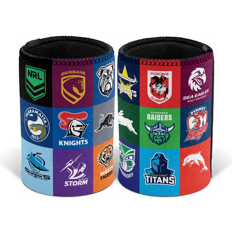 NRL All Logo Stubby Cooler