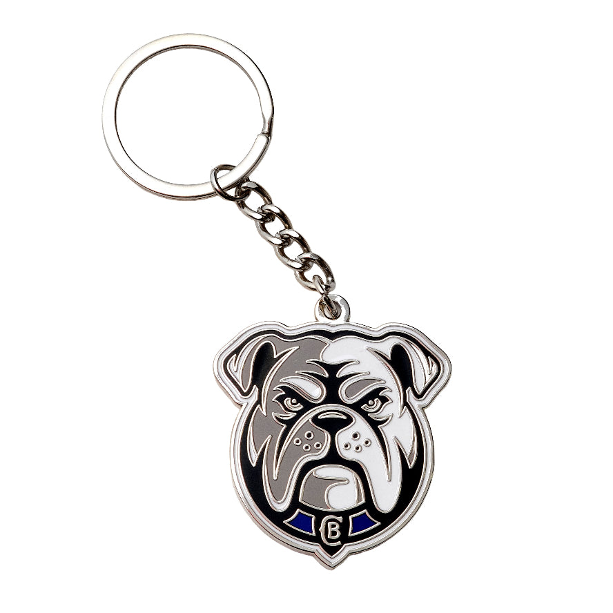 Canterbury Bulldogs Keyring - Metal Logo