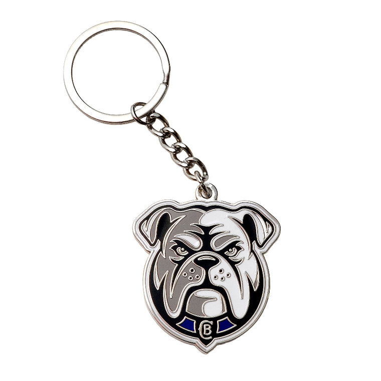 Canterbury Bulldogs Keyring - Metal Logo