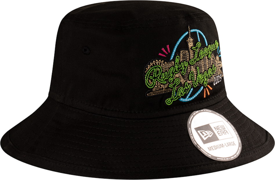 NRL Las Vegas 2025 Bucket Hat - Neon