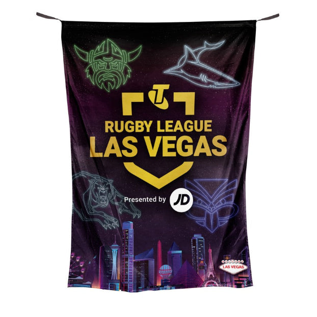 NRL Las Vegas 2025 Cape / Wall Flag