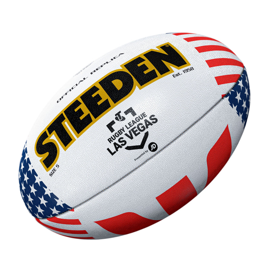 NRL Las Vegas 2026 Replica Steeden Football - Large