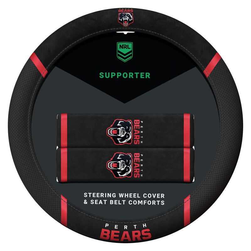Perth Bears Car Steering Wheel Set