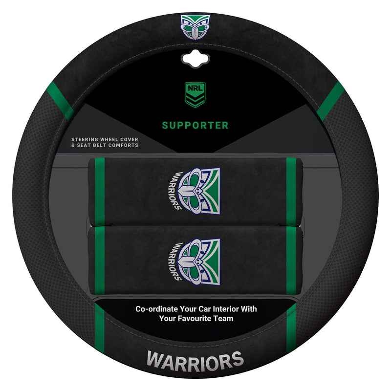 New Zealand Warriors Car Steering Wheel Set