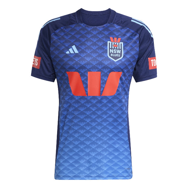 NSW Blues 2025 Mens Players Training Shirt - Navy