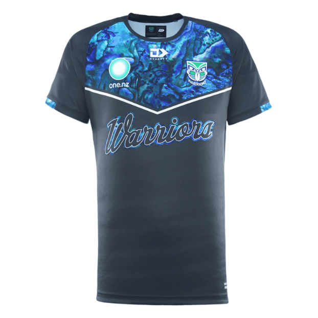 New Zealand Warriors 2025 Mens Players Captains Run Shirt