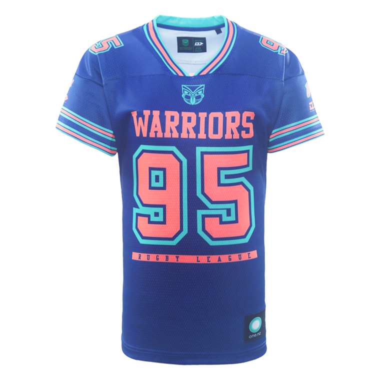 *COMING SOON* New Zealand Warriors 2026 Kids Magic Round Gridiron Jersey