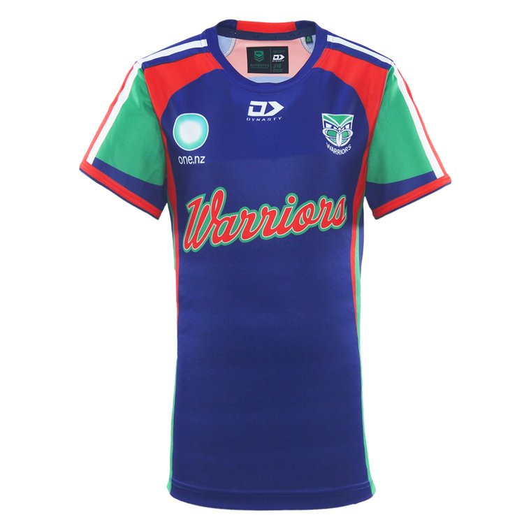 New Zealand Warriors 2026 Kids Players Warm Up Shirt