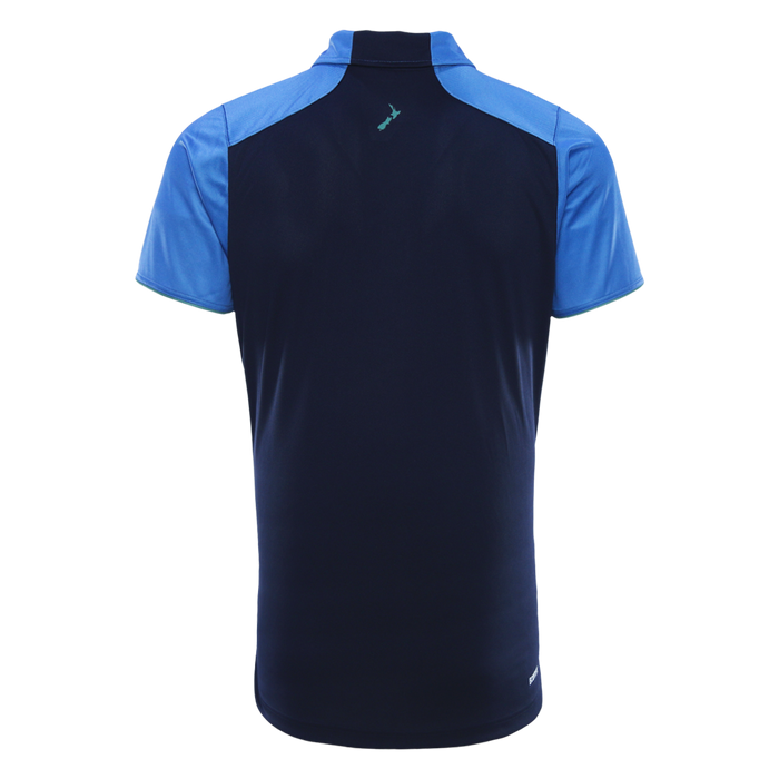 New Zealand Warriors 2026 Mens Players Media Polo - Navy
