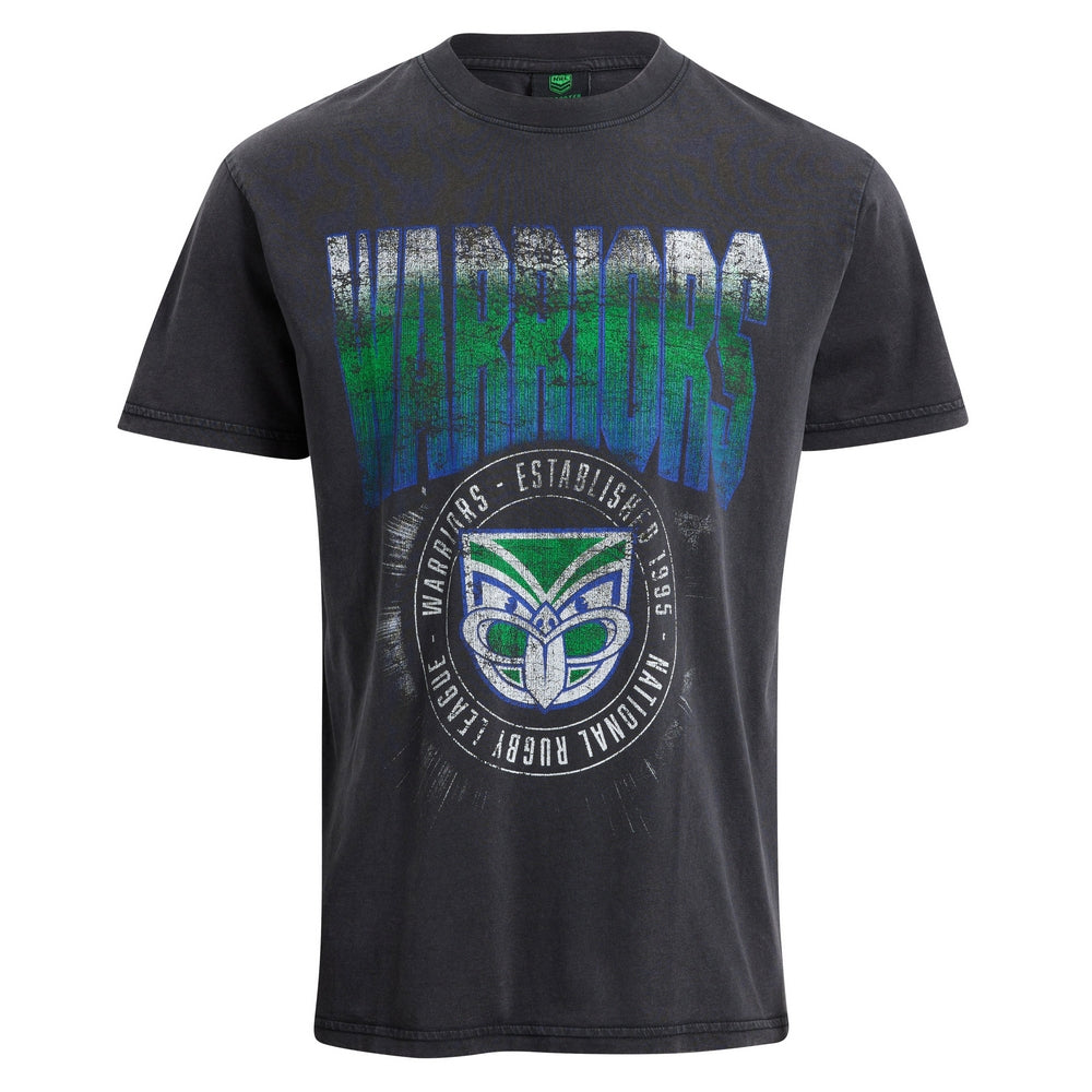 New Zealand Warriors Mens Supporter Shirt - Washed