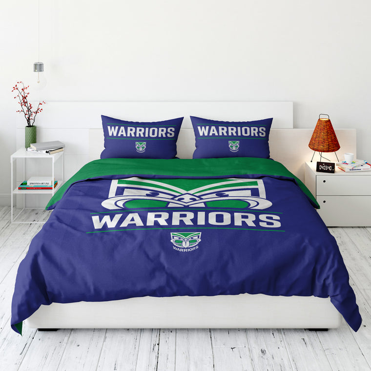 New Zealand Warriors Quilt Cover - Double
