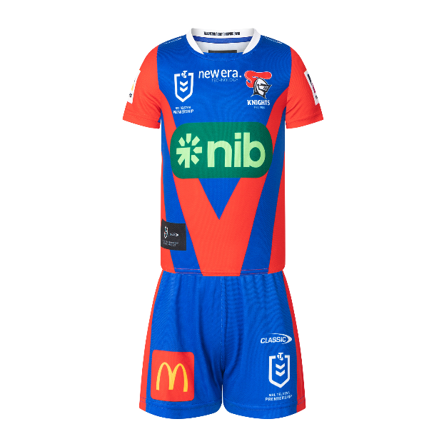 Newcastle Knights 2025 Baby / Toddler Home Jersey Set