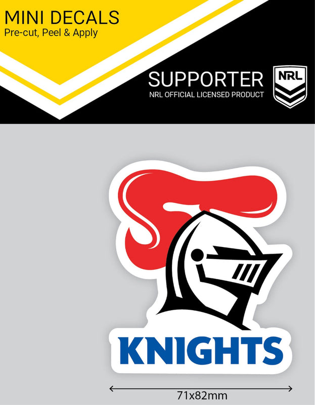 Newcastle Knights Car Sticker Mini