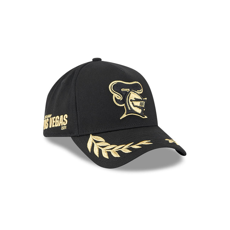 Newcastle Knights Las Vegas 2026 9FORTY A-Frame Snapback - Gold