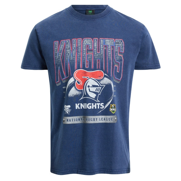 Newcastle Knights Mens Supporter Shirt - Vintage