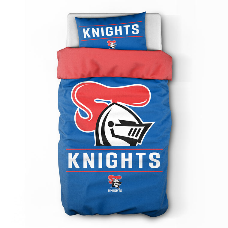 Newcastle Knights Quilt Cover - Single
