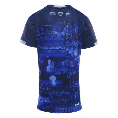 North Queensland Cowboys 2025 Mens Players Warm Up Shirt Back