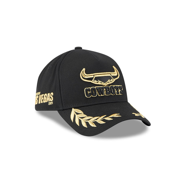 North Queensland Cowboys Las Vegas 2026 9FORTY A-Frame Snapback - Gold