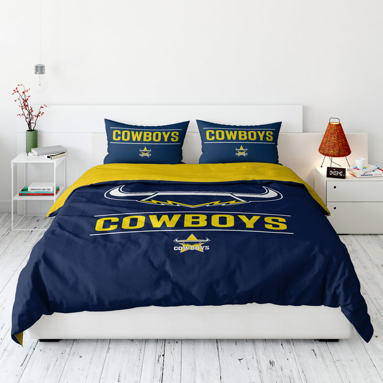 North Queensland Cowboys Quilt Cover - Double