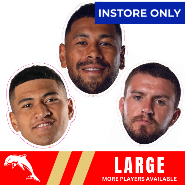 Dolphins Player Head Cutouts - LARGE
