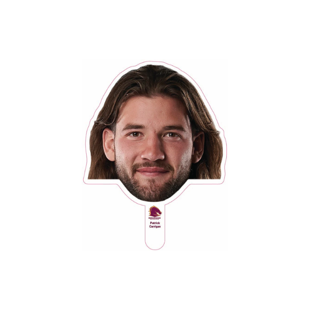 Brisbane Broncos Player Head Cutouts - SMALL