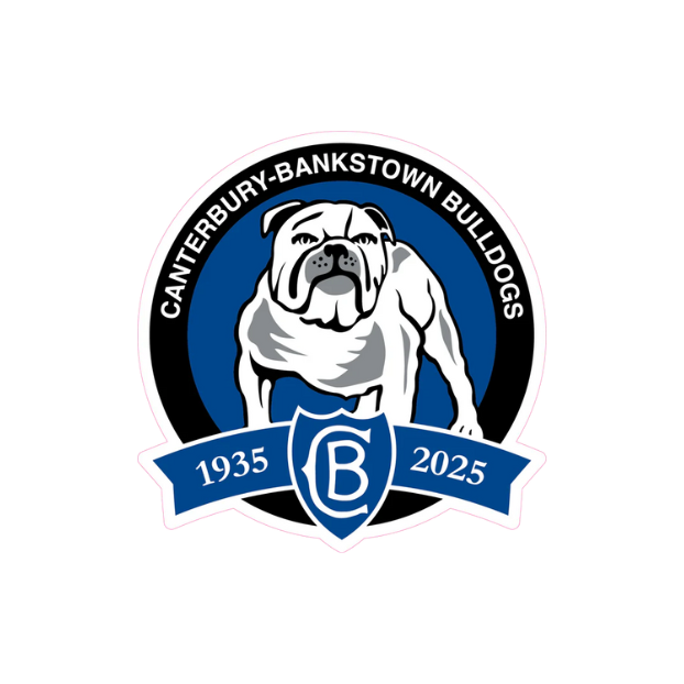 Canterbury Bulldogs 90 Year NRL Logo Cutouts - LARGE